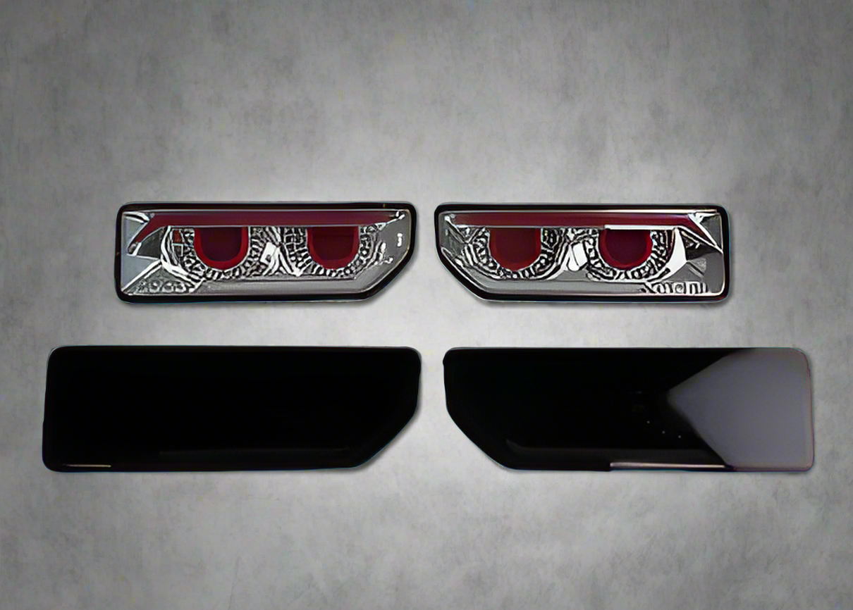 Angry eyed tail lights