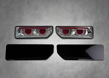 Angry eyed tail lights