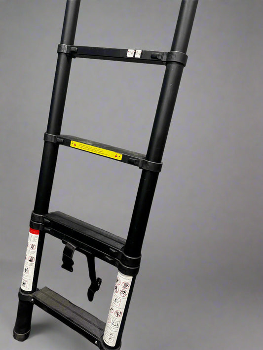 Roof top tent wide step ladder